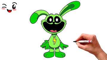 How To DRAW HOPPY HOPSCOTCH Smiling Critters - Poppy Playtime | Step by Step Drawing Tutorial