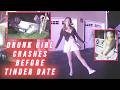 Rich Girl Drunkenly TOTALS her Car While Heading to Meet her Tinder Date