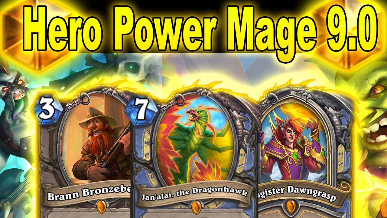 Hero Power Mage 9.0 Is Super Fun To Watch Before Bed Time At March of the Lich King | Hearthstone