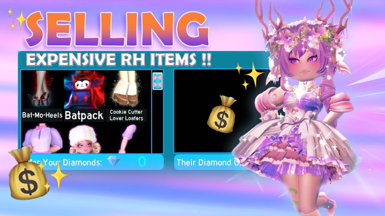 SELLING *EXPENSIVE* ITEMS in *RICH* SERVERS..?!! ROYALE HIGH SUCCESSFUL