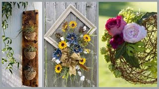 Thrifty Wall Decor For Vintage, Shabby Chic Homes| Trendy Wall Hanging #thriftywallhanging