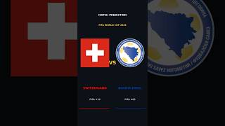 Switzerland vs Bosnia Herz. Group B World Cup Predictions #dataviz #football #statistics #worldcup