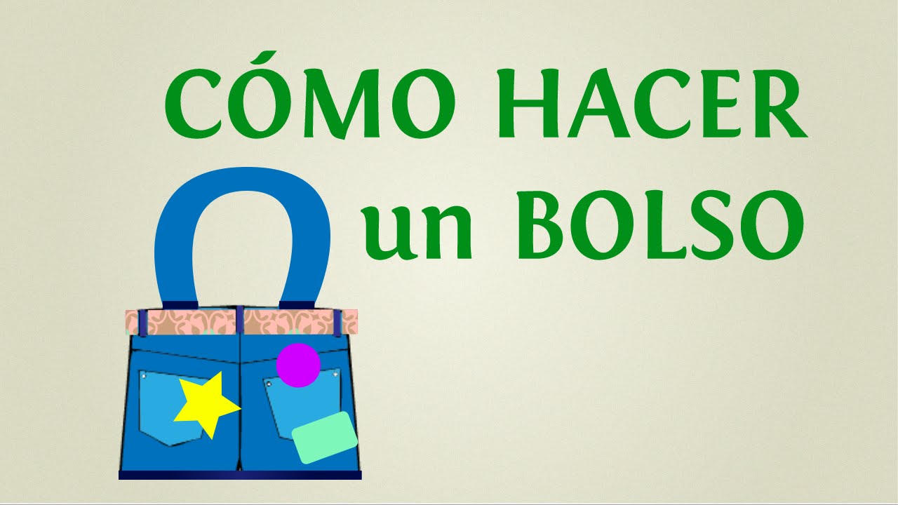 Cómo hacer un bolso de tela de jean reciclado, paso a paso