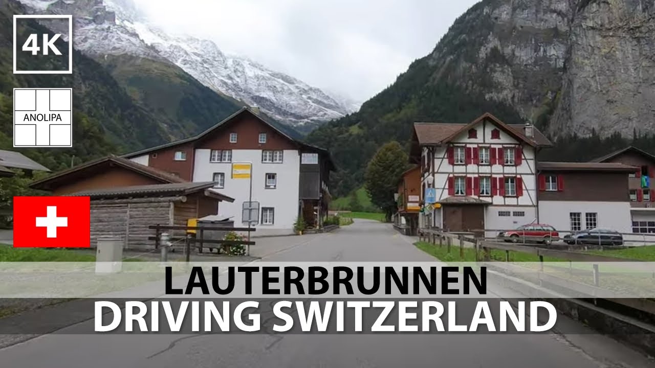 Driving in Switzerland 🚙 🇨🇭 Driving Lauterbrunnen • Switzerland POV driving [4K] YouTube