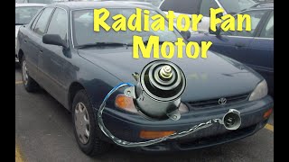 Changing Radiator Fan Motor - Toyota Camry