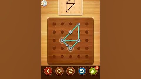 Line Puzzle String Art Acacia Level 2 Solution