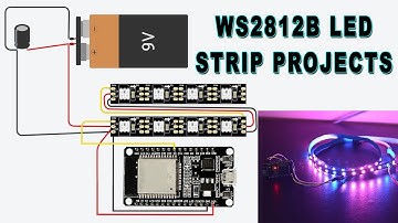 Pixel Led Light Programming ESP32 - How To Control Pixel Led Using ESP32