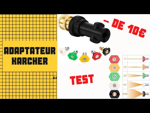 Trouvez le meilleur adaptateur pour votre nettoyeur haute pression