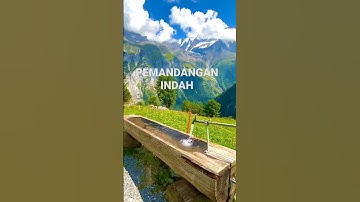 PEMANDANGAN SEPERTI SURGA #mountains #alam