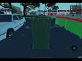 Garbage and recycling in Camden city council game ( liter ) with my mates Sam and Peter