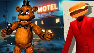 Running From Freddy Fazbear at a Creepy Motel in Gmod! (Garry's Mod Hide and Seek)