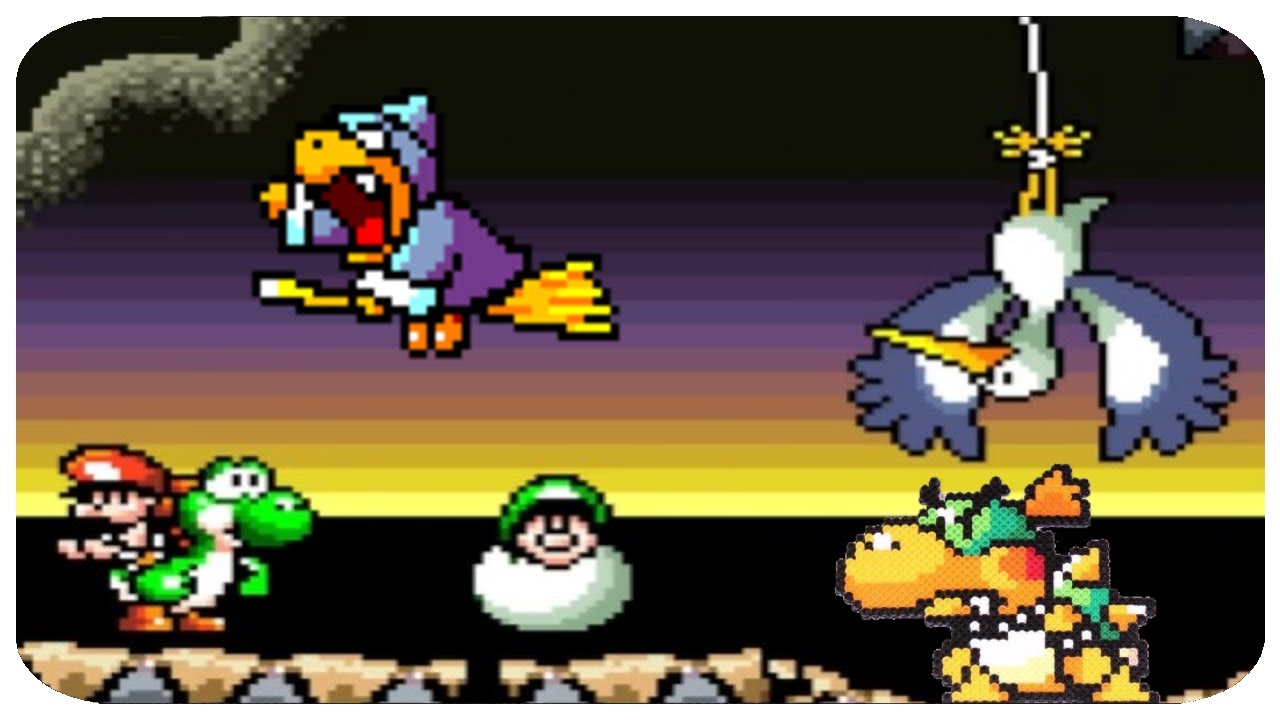 Yoshi's Island - World 6 Castle Finale + All 4 Doors (100% No