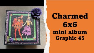 🎃Flip Thru: Cute 6x6 Charmed Halloween Mini Album Graphic 45