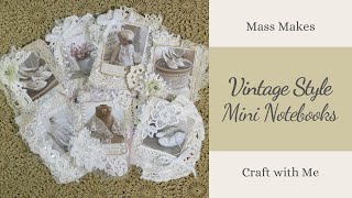 Craft with Me | Mass Makes | Mini Notebooks with scraps and snippets