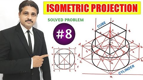 ISOMETRIC PROJECTION IN ENGINEERING DRAWING IN HINDI (Part-8) @TIKLESACADEMYOFMATHS