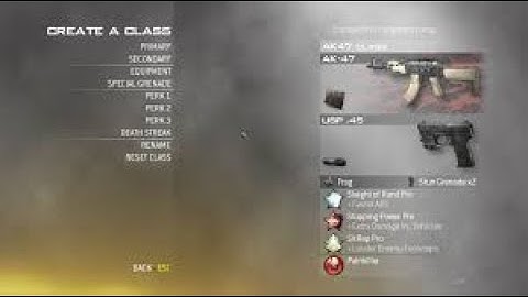 How to make a custom class on Black Ops 4