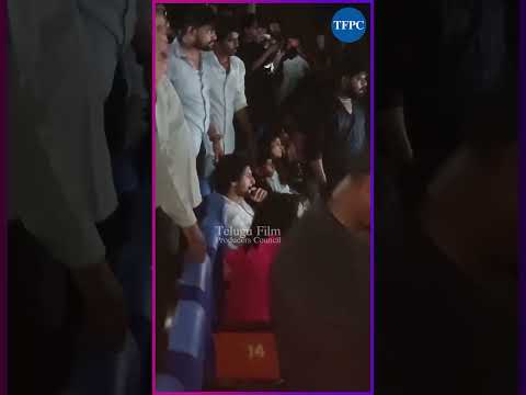Nani and family at Sudarshan 35MM to watch #Jersey #entertaiment # - YOUTUBE