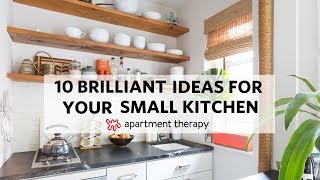 10 Solutions For Your Small Kitchen | Apartment Therapy - YouTube
