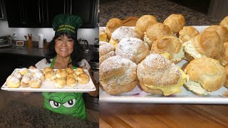 COMO HACER PROFITEROLES SALADOS Y DULCES CON LOS TRUCOS!!!HOW TO MAKE PROFITEROLES SWEETS AND SALTY!