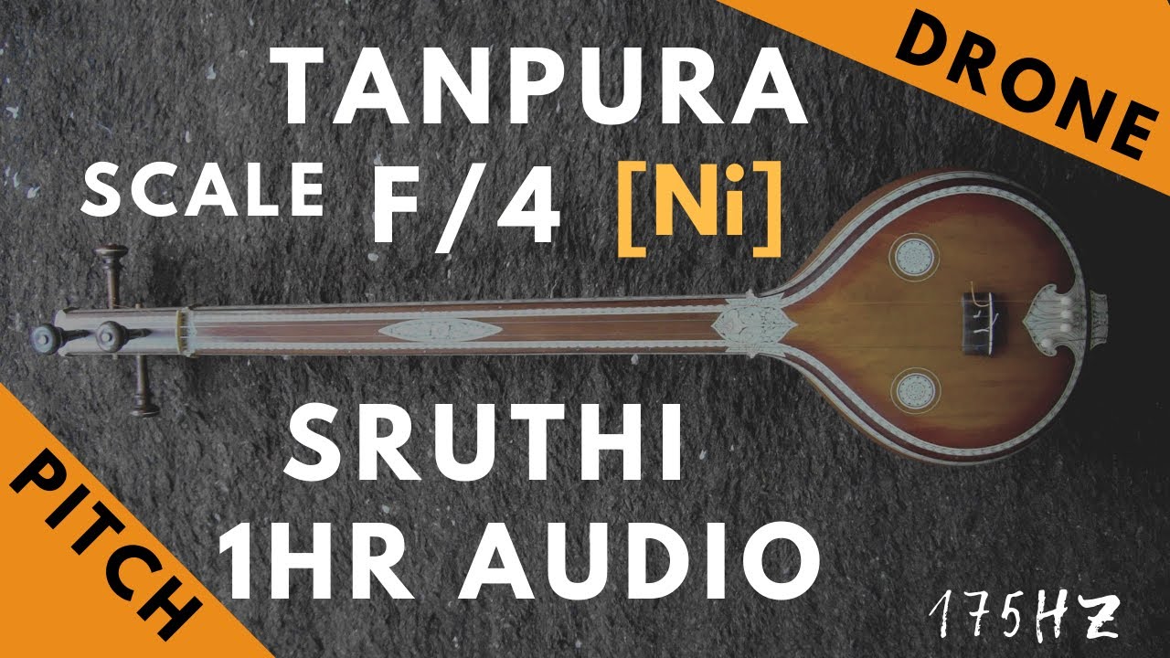 Tanpura Sruthi Drone F Scale or 4 Kattai Ni (Nishadam/ Nishad