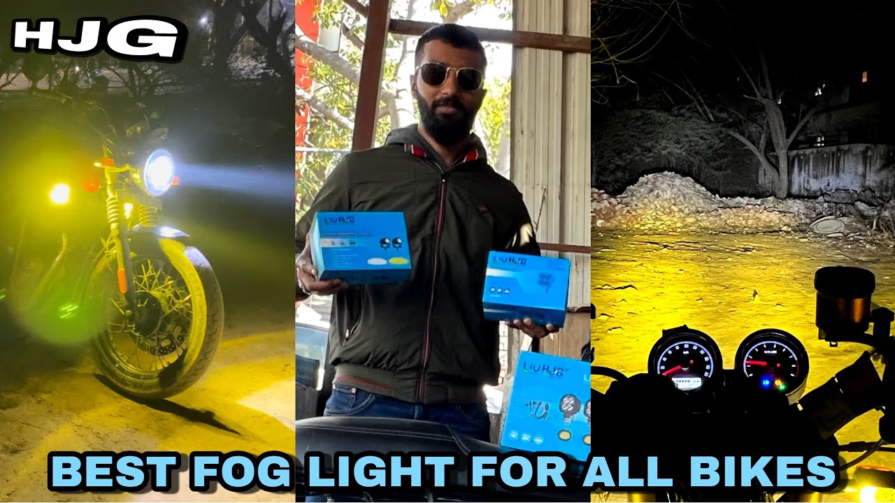 Best Fog Light for All bikes HJG Fog Lights 🔥 Interceptor 650 YouTube