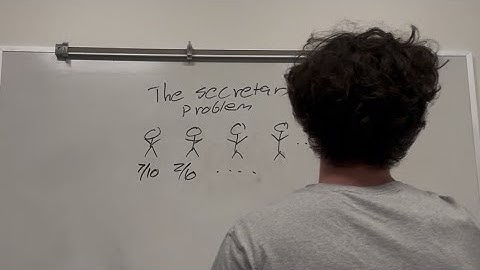 the secretary problem!