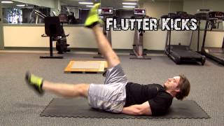 All 4 U Fitness Single Exercise Demo:  Flutter Kicks