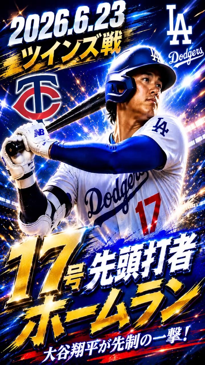Shohei Ohtani] 6/23/2026 
