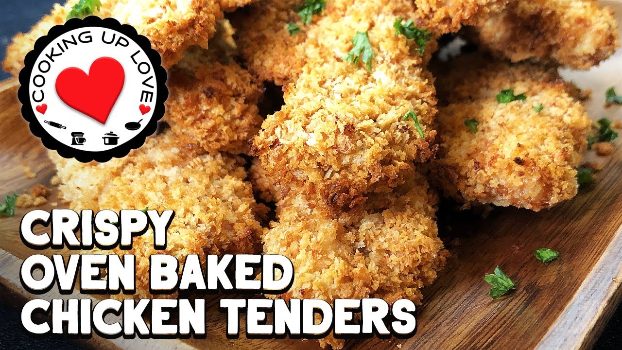 Crispy Panko Chicken Tenders Baked Chicken Tenders Healthy Recipe
