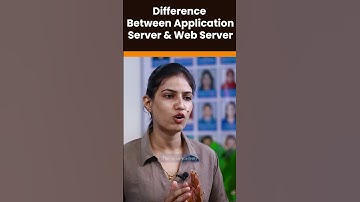 Java Interview Question | Difference Between Application Server & Web Server | #shorts #kiransir