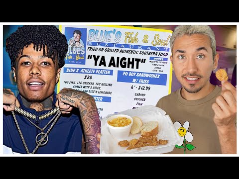 Eating At Blueface's New Restaurant (this is what we got...)
