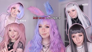 Testing CHEAP Wigs | Matching them /w Cosplays + Outfits