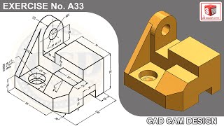 Celebrity SolidWorks Tutorial for beginners Exercise A33 Net Worth
