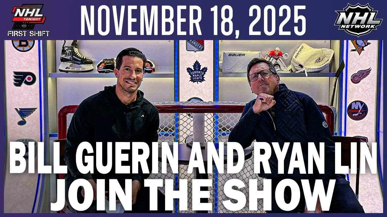 Wild GM Bill Guerin & Vancouver Giants defenseman Ryan Lin | November 18, 2025
