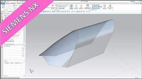 WW-109 Fighter Plane - Part 6 - Cockpit Glazing - Siemens NX 12 - Surfaces