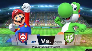 Mario Sports Superstars - Mariopeach Vs. Yoshiluigi