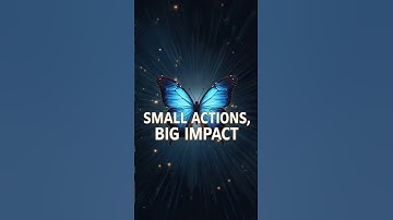 The Butterfly Effect 🦋 | How Small Actions Create Big Change