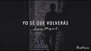 Luis Miguel - Yo Sé Que Volverás (Letra) ♡
