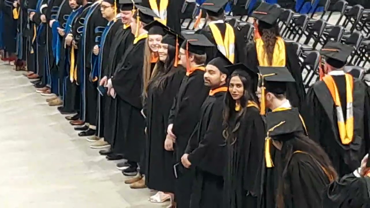 Processional at South Dakota Mines Graduation May 10th 2025 (partial)