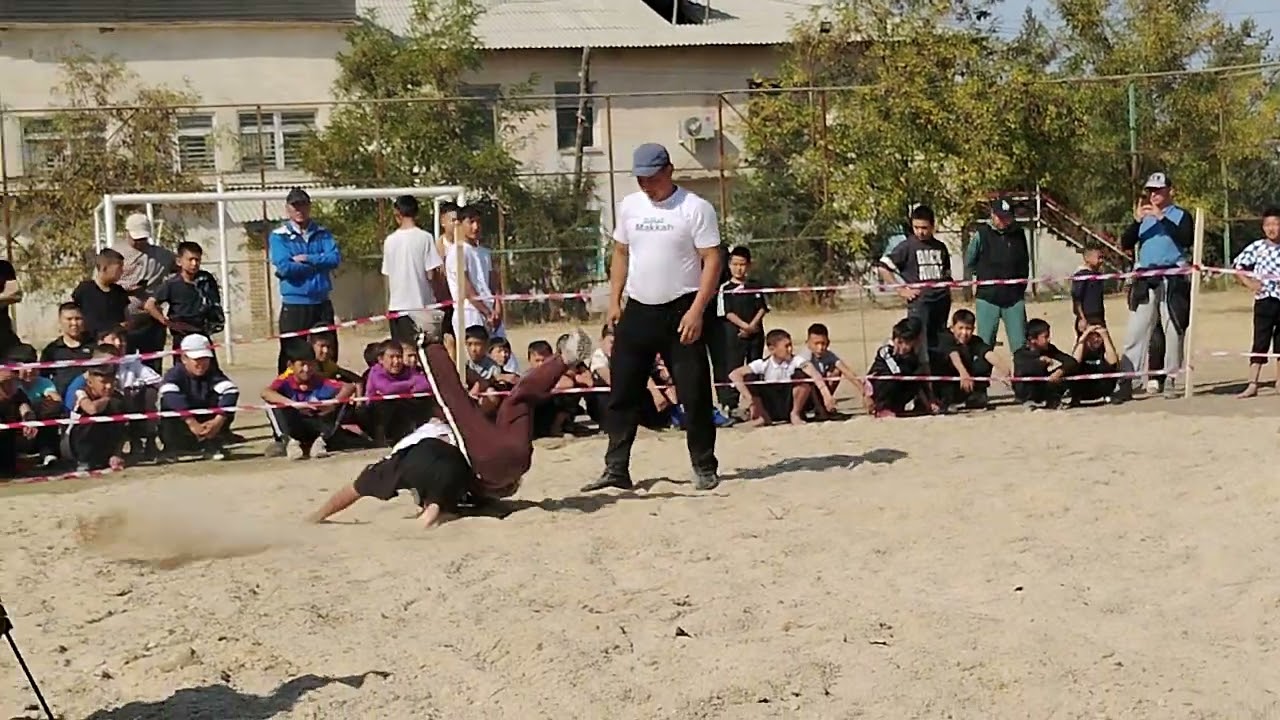 /13/10/25 Ноокат Району Кок жар Айлы Окмоту алыш Курош болду жаш палвандар