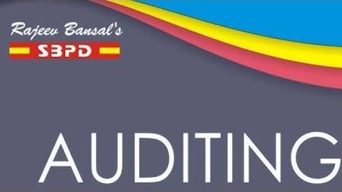 Patliputra University (B.com 1st years ) Auditing