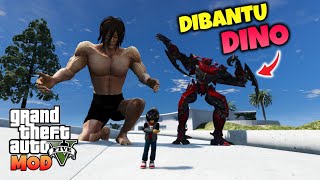 DINO IKUT MEMBANTU DINAR GENJI MENCARI INFORMASI VENOM GENJI - GTA 5 MOD ULTRAMAN UPIN IPIN