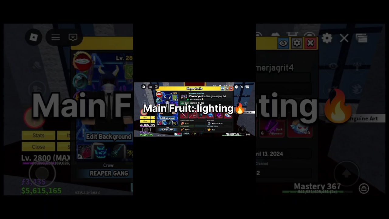 Rating My MAX Level 2800 Account 😳🔥 | Blox Fruits