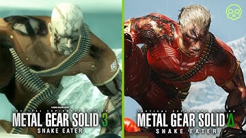 These Two Game Cutscenes Are 21 Years Apart - Metal Gear Solid Delta VS MGS3 (original)