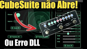 CUBESUÍTE Não Reconhece no Pc ou erro de DLL!! (Como Resolver) #cuvave