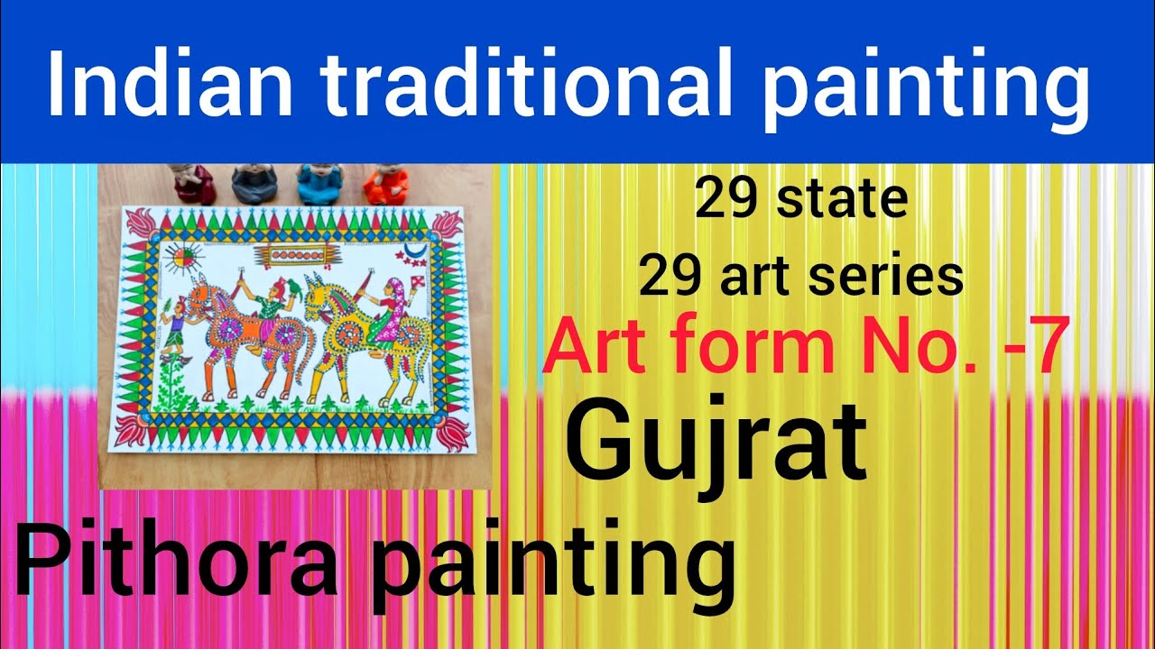Pithora Painting | Gujarat Traditional Tribal Art | Step by Step process 