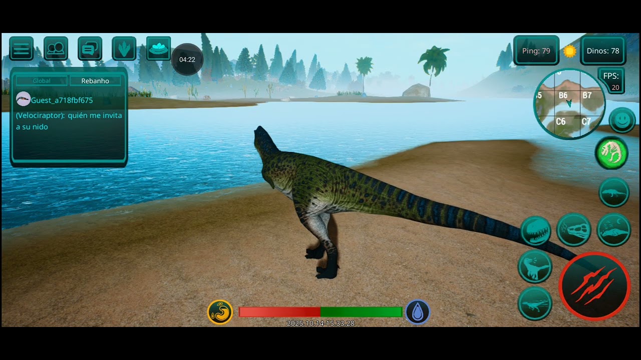 Sobrevivi 1 dia com o carnotaurus e não deu certo 😩