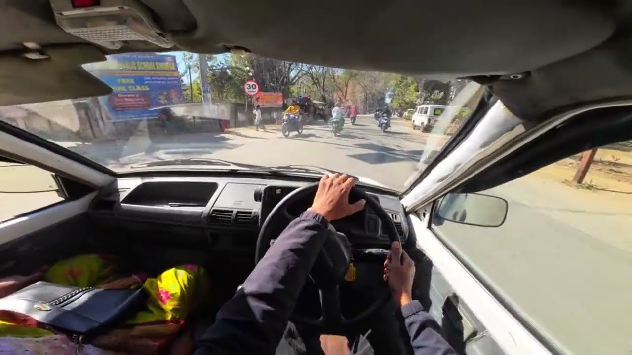 ASMR POV Drive 🚗 | Old Maruti 800 | Pure Nostalgia