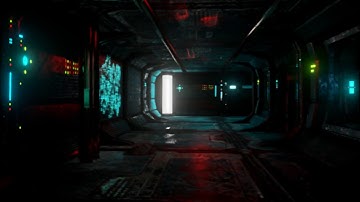 Fly through Sci-fi Environment