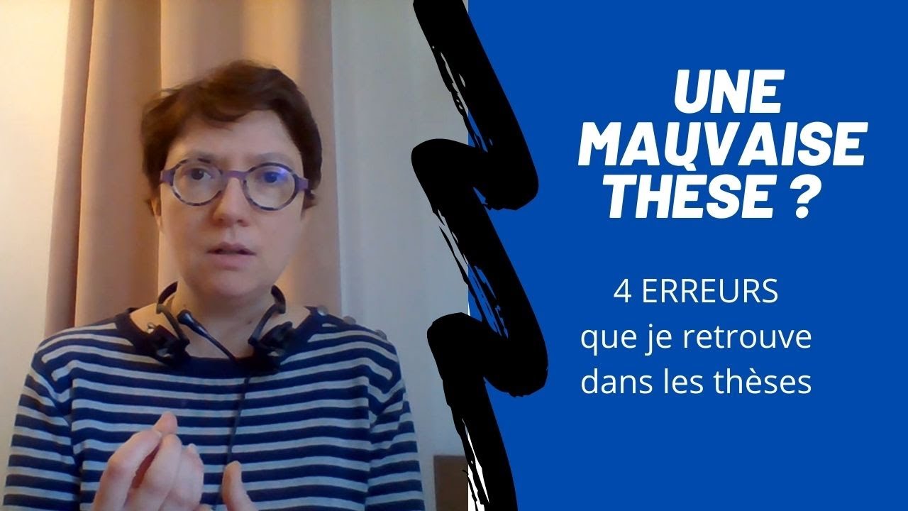 Une mauvaise thèse, c'est quoi ?